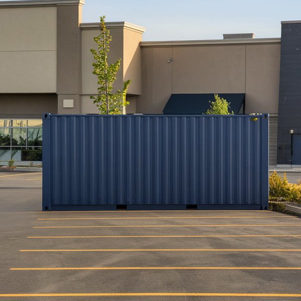 we have temperature-controlled commercial storage containers available for storing sensitive items